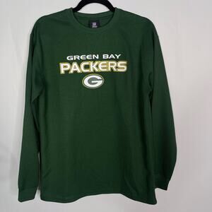 NFL Team Apparel Youth XL 18-20 Green Packers Thermal Long Sleeve Tee Green Bay